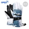 Thermische Ski Männer Frauen Winter Fleece Wasserdichte Warme Kind Snowboard Schnee Handschuhe 3 Finger Touchscreen für Skifahren Reiten