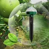 Outdoor ultradźwiękowy Strona główna Szpilki Wystrój Świątwórczego Yard Decor Solar Power Lampa Kolorowa Diamond Garden Mouse Repheller LED Light