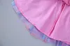 1-7Yrs Girls Kids Tutu Rainbow Sequins Skirt Party Dance Ballet Baby Bling Costume Headband Set s 210429