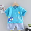 Bear Leader Kids Boys Summer Casual Clothes Fashion Cartoon T-Shirt And Denim Shorts Outfits Baby Cool Clothing Sets 210708