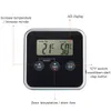 Professionell Timer Food BBQ Meat Thermometer Instant Read Digital Termometer With Remote Probe Ugn Temperaturmätare Alert 210719