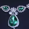 2020 Luksusowy zielony dhinestone bez przebijania biżuterii dla kobiet seksowne dorosłe ciało sutek Naszyjnik 9215190