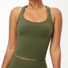 L-028 tudo em um copo yoga feminino camisola de alças esportes sutiã mulheres underwears acolchoado correndo fitness ocasional exercício colete ginásio roupas