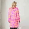 Kvinnor Faux Fur Jacka Multicolor Mousserande Långärmad ForRure Femme Fluffy Hairy Warm Fake Coat Winter Slim OuterWear 211220