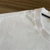 Kısa Kollu Giyim Erkek Tees Yaz Yüksek Kalite Pamuk erkek T-Shirt Baskılı Mektup Düzeltme Ekip Boyun Severler için Rahat Moda Dipli Gömlek 52NS80