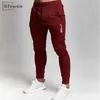 Siteweie Sportswearフィットネスパンツ男性ジムスキニースウェットパンツ屋外コットントラックパンツボトムジョガートレーニングズボンL244 210715