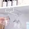 Küche Lagerung Organisation Wein Glas Rack Hängen Tasse Halter Bar Becher Stemware Racks Regal Kleiderbügel Eisen Organizer Werkzeug