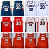 NCAA Davidson Wildcats Stephen Curry College Jersey 30 Basket High School Virginia Tech och Knights Red White Navy Blue Team Color University for Sport Fans