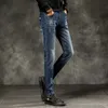 Erkek kot pantolon denim moda desinger siyah mavi streç ince adam sokak kıyafeti kovboyları hiphop calca masculina279w