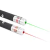 Pointeur laser de haute qualité rouge/vert 5 mW puissant stylo torche LED 500 M faisceau lumineux visible professionnel pour l'enseignement des lampes de poche Tor Torches