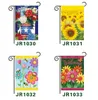 2021 sublimazione Blank Garden Flag Bandiere da giardino americane stampa a trasferimento termico Banner da giardino banner vuoti dimensioni 30 * 45 cm