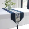 Luxury Table Runner With Tassel For Dining Wedding Party Banquet Cake Floral cloth Decoration 210628