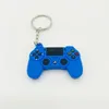 Nyckelringar 1pc 3d pvc spelmaskin keychain söt gamepad nyckelkedja för barn presentväska bil hängande nyckelring objekt