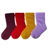 Men's Socks 2021 Winter Autumn Kids Slouch Extra Long Ruffle Boot Loose Cotton Baby