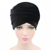 2022 Effen fluwelen Hijab Turban Cap Moslim Long-staart Headscarf Hoed Islamitisch Onder Scarf Bonnet Dames Afrikaanse Wrap Hoofd Sjaals