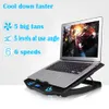 Zuoya Gaming Laptop Cooler 12-15.6 tum LED-skärm Laptop Kylpanna Anteckningsbok Stand 2 USB-portar