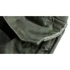 Summer Green Cargo Shorts Märke 100 % bomull Streetwear Cargo Pants med flera fickor Herr Lös Komfort Kort Homme 3XL 210522