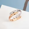 Marca Pura 925 Sterling Silver Jewelry Mulheres Fina C Crush Cross New Wedding Lozenge Design Anéis de Luxo Geométricos