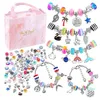 Hawaii Bangles Charm Bracelet vender con paquete Charms Beads Accesorios Diy Jewelry Navidad y regalos del Día de los Niños para niños