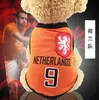 Hundebekleidung, Haustierkleidung, Netzweste, Fußball-Weltmeisterschaft, Teddy, Bichon, VIP, kleine Sportbekleidung