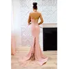 Evening Dresses Plus Size Illusion Long Sleeves Elegant Dubai Arabic Sequins Prom Gowns Party Dress00019
