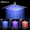 30cm*30cm Square stainless steel ultra-thin Rainfall shower head 12 Inch rain showerheads water power shower heads 210724