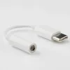 Type-C à 3,5 mm Jack Convertisseur Écouteur Audio Adaptateur Câble Type USB C À 3,5 Mm Casque Aux Câble Pour Huawei P20 Pour Samsung Cell Smart Phone Nouveau