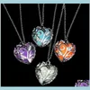 San Valentino Blu Glowing Heart Necklace Dark Fairy Magical Darks FWA6W Pendant HDV5K