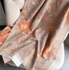 Foulards Floral hiver écharpe femmes mode impression cachemire Pashmina dame châles enveloppes étoles femme épais chaud couverture1