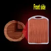 Solid Wood Chopping Block Durable Anti-slip Ebony Wheat Stalk Two-sided Cutting board Household Kitchen Tools Meat Bones Cheese