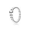 Solitaire Ring för kvinnor 925 Silver Plated Series Diamond Stacked Lover Ringar DIY Simple Smycken med Pandora White Box