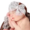 無料DHLホワイトカラーレースヘッドバンドヘアアクセサリー新生児子供絶妙な弓のヘアバンドファッション甘い柔らかい弾性ヘッドバンドの赤ちゃんの女の子