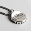 Fashion Cola Bottle Cap Pendant for Men Women Goth Punk Hiphop Vintage Cool Jewelry G1206