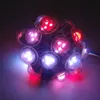 20st Lot DC12V 26mm diameter Transparent Cover WS2811 LED -modul Exponerad punktljus 3LEDS 5050 SMD RGB -chips LEDS PIXEL WATERPRO296O