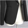 HIGH QUALITY Fashion Designer Blazer Jacket Women's Single Button Shawl Collar Outer 211122