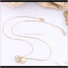 Pendant Necklaces & Jewelry Drop Delivery 2021 Pendants Singapore Chomel Shell Pearl Necklace Womens Fresh And Hollow Out High-Grade Feeling
