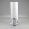 ABD Depo 20 oz Süblimasyon Düz Tumbler Metal Saman ve Kauçuk Alt Isı Bandı Shrink Wrap Acemi Set