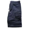 Shorts pour hommes Fourniture exclusive transfrontalière de vêtements de commerce extérieur Pantalon quintuple de couleur pure Trois tailles de couleur M-3XL Pantalon en pure laine de coton