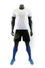 Maglia Calcio Kit Calcio Colore Blu Bianco Nero Rosso 258562235