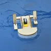 DIY-Dampfschiff mit zwei Rudern, Zugkraft-Schnellboot, Bildungstechnologie in Grundschulen, handgefertigtes Schiffsmodellmaterial