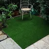 30 * 30cm decorações artificiais de jardim de relva artificial podem ser vendidas sem cola para turfs de plástico amigável ambientalmente para tapete verde em casa