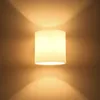 Vägglampa Enkelt modernt massivt trä sconce LED-lampor för hem sovrum säng inomhus barn rum dekor belysning