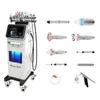 2021 Machines de microdermabrasion professionnelles 10 en 1 Hydra Dermabrasion Puissante machine hydro faciale Nettoyant en profondeur Pistolet de pulvérisation Soins de la peau Utilisation du spa