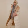 Parkas en duvet pour femmes FTLZZ hiver double face légère plume longue veste femmes manteau droit mince Parker épissage chaud Fit Puffer Outwear F