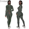 Designer Sports Tracksuits Women 2023 Tweede stuk broek Jogging Suite Hoge kraag geborduurde letter Zip Tops Leggings Outfits Bodysuits