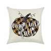 Happy Halloween Pillow Case Pokrywa Dekoracyjna Pościel Spooky Dynia Witch Castle Cute Trick Or Treat Pillowcase świąteczne dekoracje CCB9284