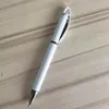 Sublimering kulspetspenna plast automatiska tryck pennor värmeöverföringsbeläggning neutral penna student skolmaterial