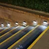 New Outdoor Stainless Steel Led Solar Path Stair Lamp Waterproof 3 LED Solars Deck Lights Balcony Garden Yard Fence Solar Light