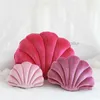 Luxury Purple Velvet Shell Stuffed Throw Sofa Cushion Car Home Bed Decoration Gift for Friend 210728