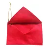 Christmas Decorations Square Envelope Non Woven Fabric Originality Tree Pendant Gifts Ornaments Santa Claus Red Envelopes